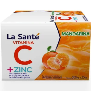 VITAMINA C + ZINC 500/15 MG X 144 TABL