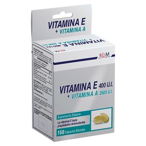 VITAMINA E 400 UI+VITAMINA A 3500 UI FCO X 60 CAP BLANDAS