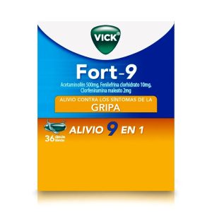 VICK FORT-9 GRIPA X 36 CAP
