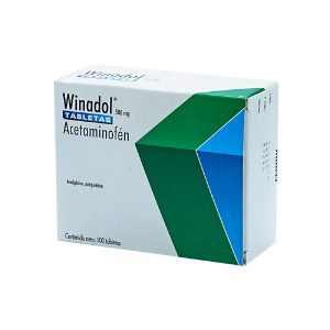 WINADOL ACETAMINOFEN 500 MG X 100 TABL