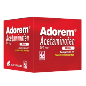 ACETAMINOFEN TAB 500MG CAJAX100 (ADOREM)