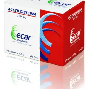 ACETILCISTEINA SOBRES 200MG CAJAX30