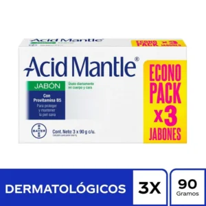 ACID MANTLE JABON - BARRA x 90 GR - TRIPACK ECONOPACK x 3 UNID - OFERTA ESPECIAL