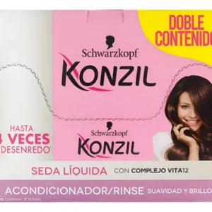 ACONDICIONADOR KONZIL SEDA LIQUIDA X 18 SOBRES