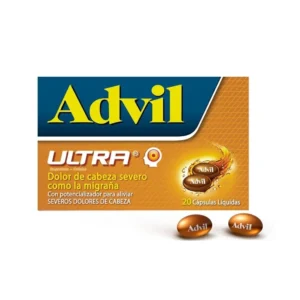 ADVIL ULTRA IBUPROFENO/CAFEINA 200/65 MG X 20 CAP