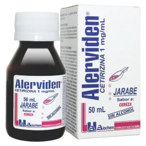 ALERVIDEN 1 MG/ML JBE - FCO x 50 ML (CETIRIZINA)