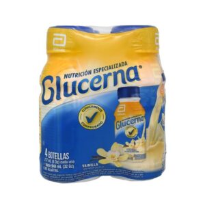 ALI - GLUCERNA LIQUIDO - 4 BOTELLAS x 237 ML - SABOR VAINILLA - PREPACK OFERTA