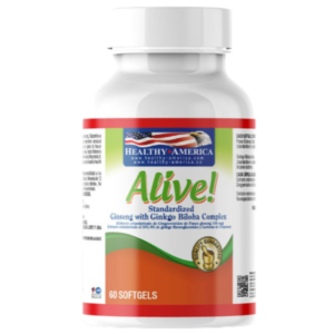 ALIVE (GINSENG + GINKGO BILOBA) - FCO x  60 SOFTGELS