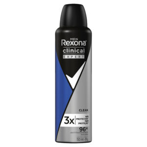 ANTITRANSP. REXONA CLINICAL EXPERT CLEAN AEROSOL - FCO x 150 ML (91 GR)