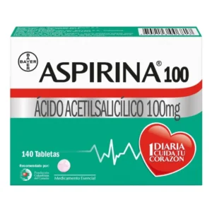 ASPIRINA NINOS TAB 100MG CAJAX140