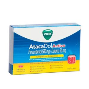 ATACADOL ACTIVO 500 MG/50 MG - CAJA x 10 TAB