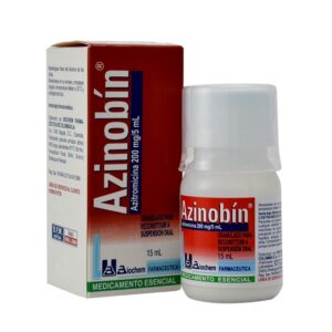 AZINOBIN 200 MG/5 ML GRANULADO PARA SUSP ORAL - FCO x 15 ML