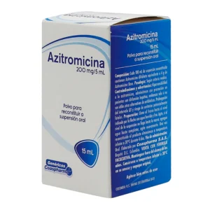 AZITROMICINA 200 MG POLVO PARA SUSP ORAL - FCO x 15 ML
