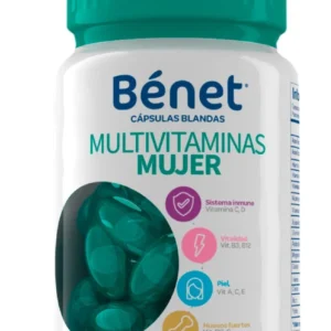 BENET MULTIVITAMININAS MUJER - FCO x 30 CAPS BLANDAS