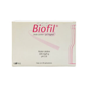 BIOFIL 225 MG/5 GR GEL VAGINAL - CAJA x 28 APLICADORES