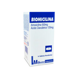 BIOMICILINA 500 MG/125 MG - FCO x 14 TAB RECU