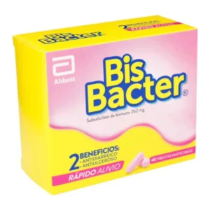 BIS-BACTER 262 MG - CAJA x 48 TAB MASTI