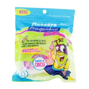 BOLSA FLOSSTICK BUCAL SOLUTIONS KIDS - BOLSA x 4 UND