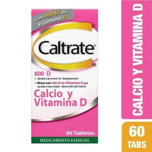 CALTRATE 600 D MG X 60 TABL