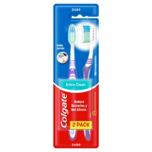 CEPILLO COLGATE  DOBLE ACCION DURO - BLISTE x 2 UND - OFERTA ESPECIAL