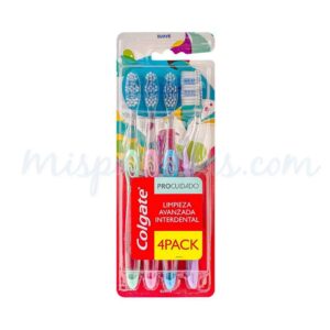 CEPILLO COLGATE PROCUIDADO SUAVE - PREPACK x 4 UNDS