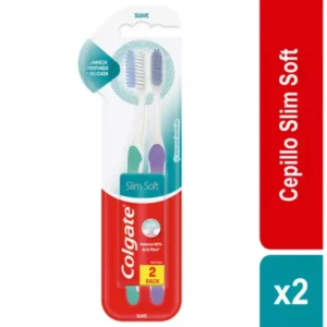 CEPILLO COLGATE SLIMSOFT SUAVE 2 x 1 - OFERTA ESPECIAL
