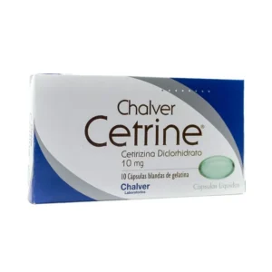 CETRINE 10 MG - CAJA x 10 CAP BLANDA