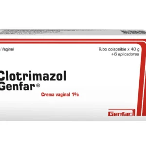 CLOTRIMAZOL 1% CREMA VAGINAL - TUBO x 40 GR + 6 APLICADORES