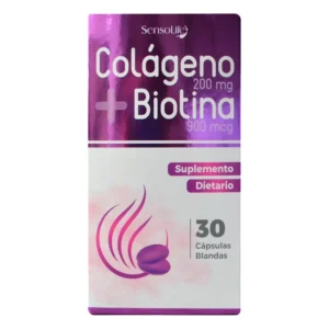 colageno + biotina cap 200/900mg cajax30
