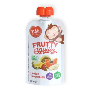 COMPOTA MAH GROWING LOVE ORGANIC - BOLSA x 90 GR - SABOR FRUTOS TROPICALES