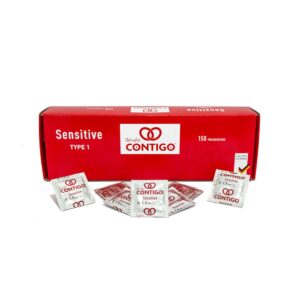 CONDON/PRESERVATIVO SENSITIVE TYPE 1 LLEVALO CONTIGO - CAJA x 150 UND