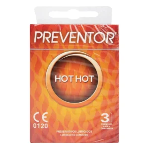 CONDON PREVENTOR HOT HOT - CAJA x 3 UND