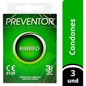 CONDON PREVENTOR RIBBED - CAJAS x 48 x 3 UND