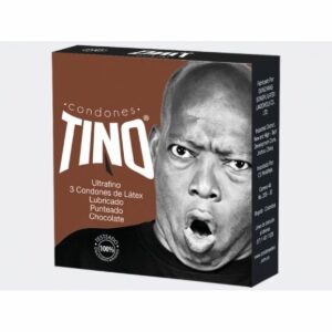 CONDONES TINO - ULTRA FINO PUNTEADO FRAGANCIA CHOCOLATE x 3 UND