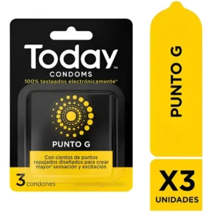CONDONES TODAY PUNTO G BLISTER X 3 UND