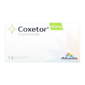COXETOR 90 MG - CAJA x 14 TAB REC.