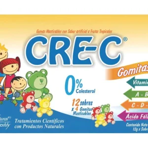 CRE C GOMAS CAJAX12 SOBRES X 4 GOMAS -VITAMINAS