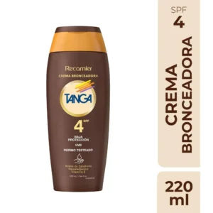 CREMA BRONCEADORA TANGA SPF 4 BAJA PROTEC. TOP - FCO x 220 ML