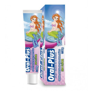 CREMA DENTAL ORAL PLUS NIÑAS TUTTI FRUTTI CON FLUOR 30G
