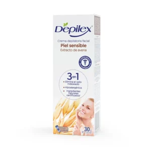 CREMA DEPILATORIA DEPILEX FACIAL PIEL SENSIBLE- TUBO x 30 GR