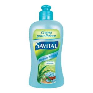 CREMA PARA PEINAR SAVITAL BIOTINA Y SABILA - FCO x 275 ML