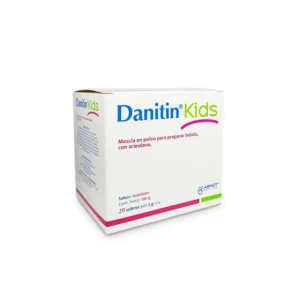 DANITIN KIDS MEZCLA EN POLVO CON ARANDANO - CAJA x 20 SOBRES x 5 G C/U x 100 G
