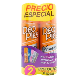 DEOPIES  XTREM DESODO. ANTITRANS. - FCO x 260 ML x 2 PRECIO ESPECIAL