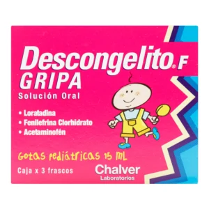 DESCONGELITO F GRIPA GOTAS - CAJA x 3 UND