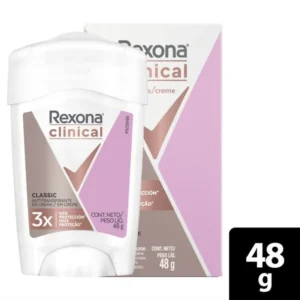 DESOD. REXONA WOMEN CLINICAL CREMA - POTE x 48 GR