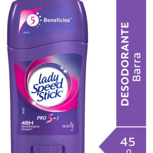 DESODORA/ANTITRANS  LADY SPEED STICK PRO 5 - BARRA x 2 x 45 GR C/U PRECIO ESPECIAL