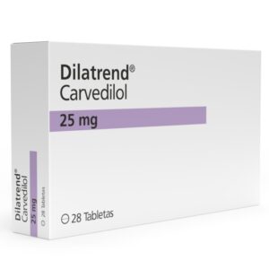 DILATREND 25 MG - CAJA x 28 TAB