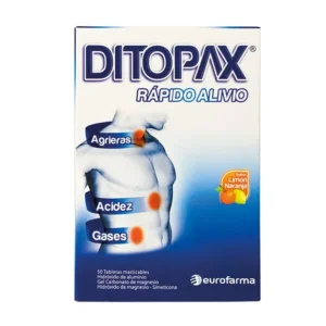 DITOPAX - CAJA x 50 TAB MASTICALBES DE LIMON NARANJA