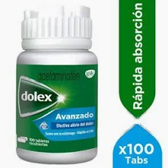DOLEX AVANZADO 500 MG - FCO x 100 TAB