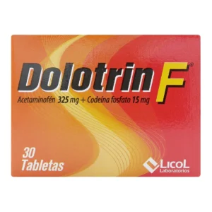 DOLOTRIN F 325 MG/15 MG - CAJA x 30 TAB